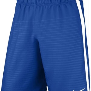 Nike Youth Unisex Max Graphic Woven Size Lg Royal Blue White Soccer Shorts NWT