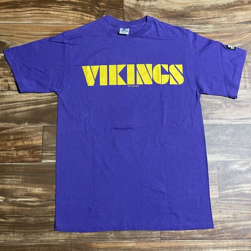 Vintage 1995 Warren Moon Minnesota Vikings Starter T-Shirt Size Medium RARE
