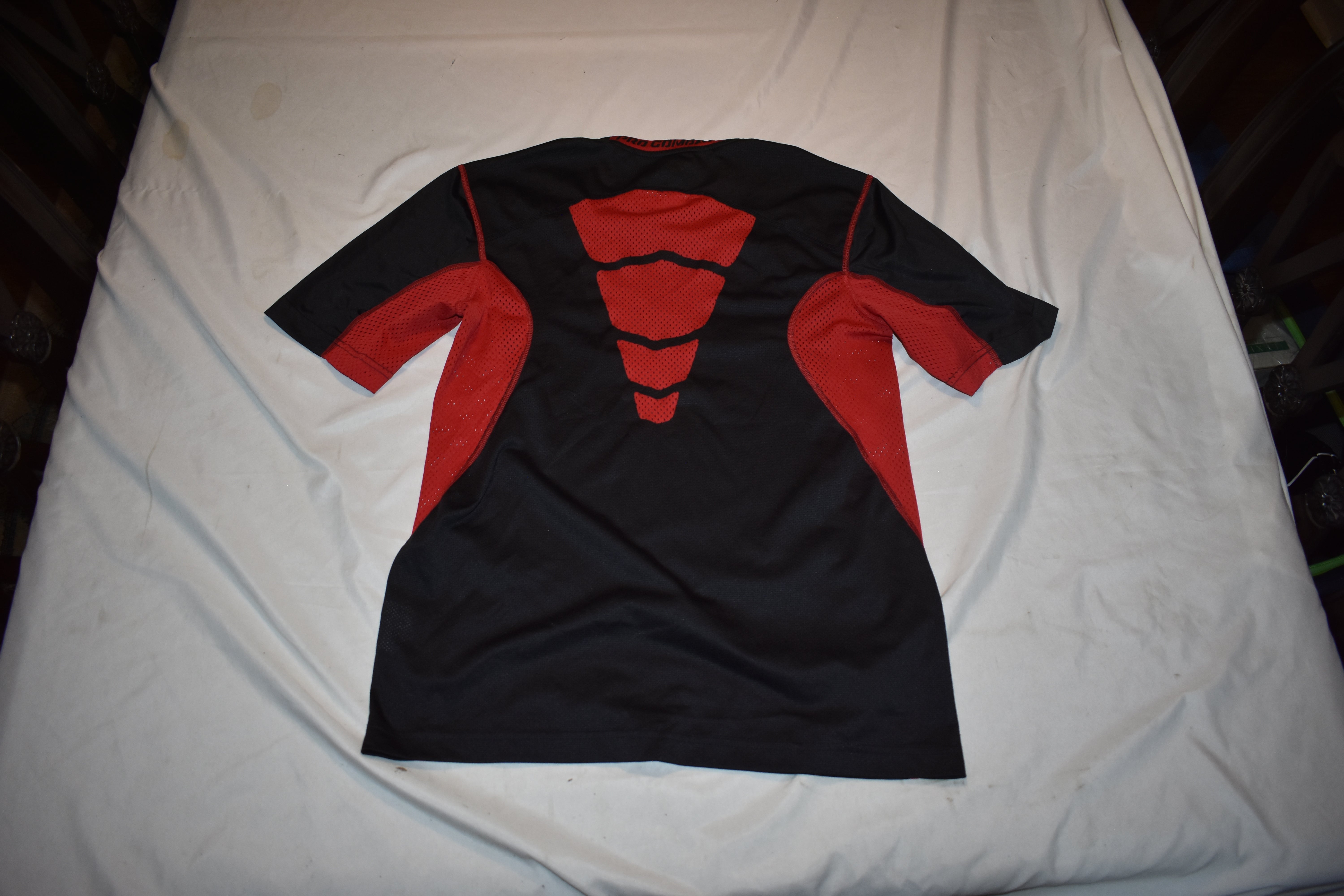 nike pro combat shirt red