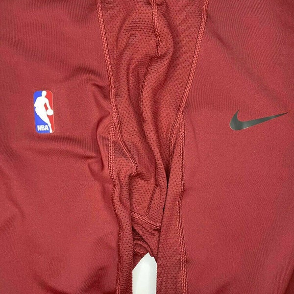 new men's medium Nike NBA Hyperstrong Padded Basketball Compression 3/4  length pants