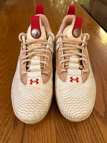 Red Under Armour Men's Harper 7 Elite TPU Baseball Cleats