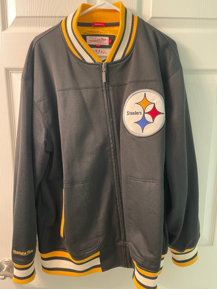 Pittsburgh Steelers Mitchell & Ness Track Jacket Large