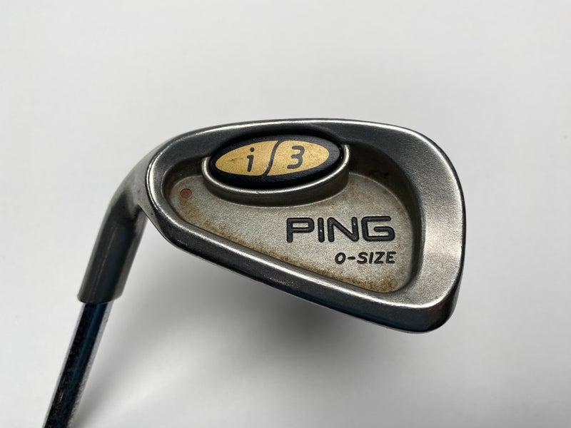 Ping i3 Oversize Single 9 Iron Red Dot 1* Flat Cushin JZ Wedge Steel Mens LH