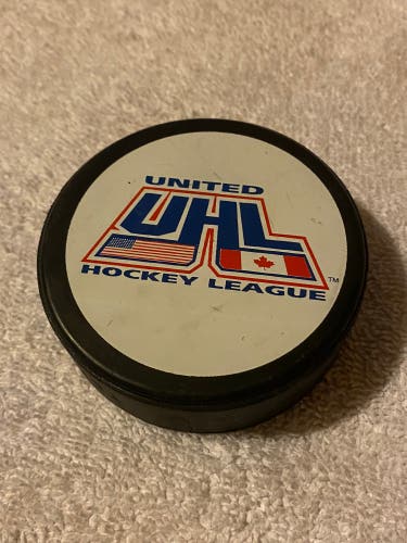 United Hockey League Vintage Hockey Puck