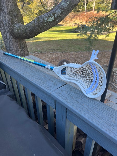 New Custom Strung Brine F15 Shaft & Adidas Enrayge Head w/ Signature Mesh + Free Brine Arm Pads
