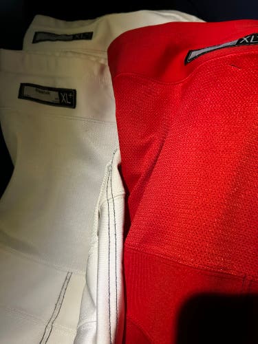 Washington Capitals Reebok Socks XL+ Red And White