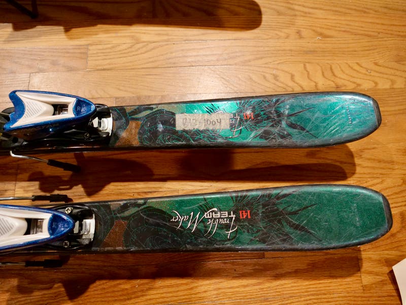 Used Dynastar Trouble Maker Team 141 Skis With Bindings