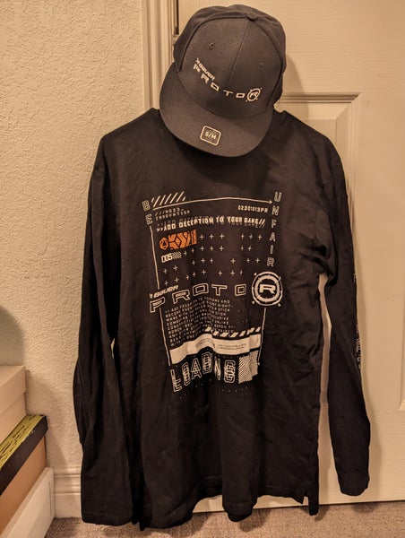 Large Bauer ProtoR Long Sleeve Shirt and Hat