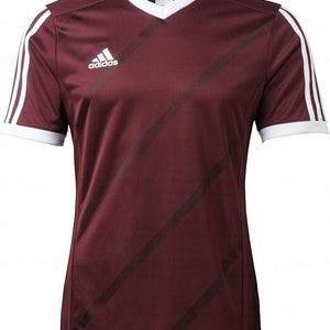 Adidas Mens Tabela 14 F50282 Size Small Maroon White Soccer Jersey NWT $35