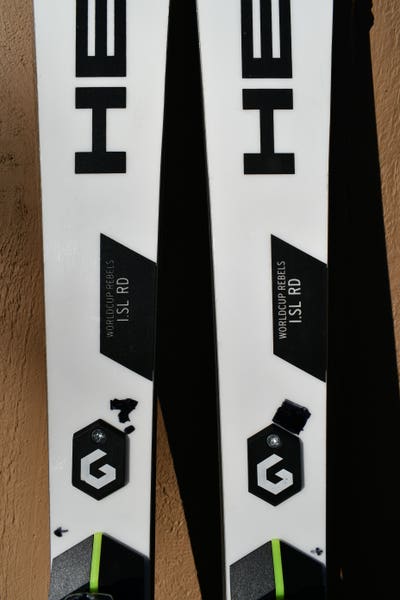 used HEAD 158 Slalom World Cup Rebels i.SL RD race Skis with