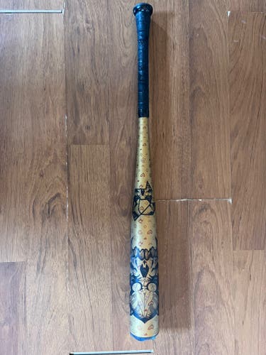 Used BBCOR Certified 2023 DeMarini Voodoo One Gold Bat (-3) 26 oz 29"