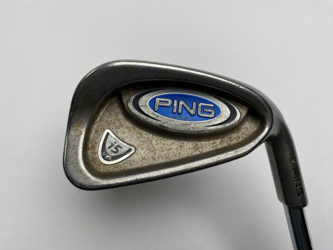 Ping i5 Single 6 Iron Green Dot 2* Up Regular Steel Mens RH