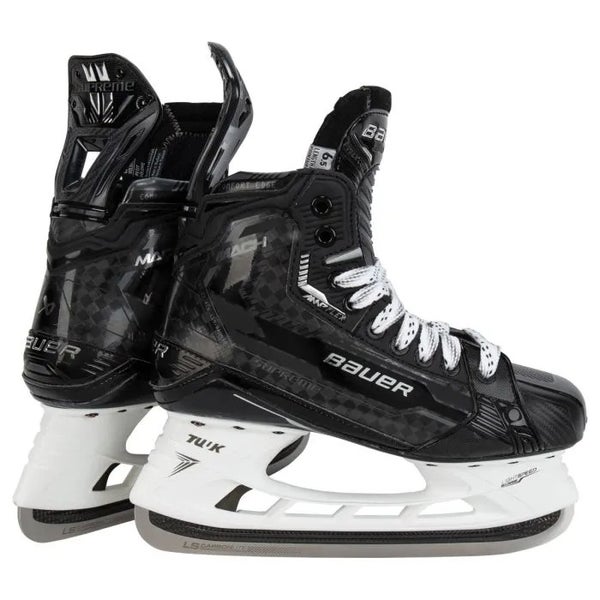 NEW Bauer Supreme Mach Hockey Skates Senior Size 9 Fit 2 W/ STEEL