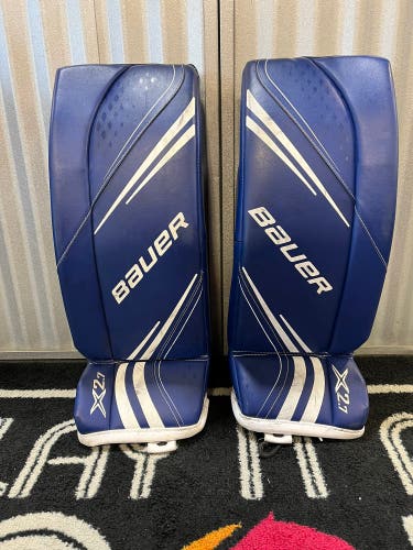 Used Small Bauer Vapor X2.7 Goalie Leg Pads