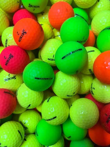 Srixon Colored Soft Feel         12 Near Mint AAAA Used Golf Balls