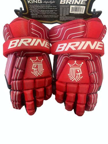Used Brine King Superlight 12" Junior Lacrosse Gloves