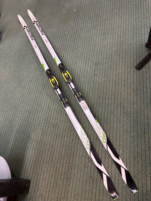 194cm Fischer X Ultralite Crown Classic XC Skis w/ NNN Bindings
