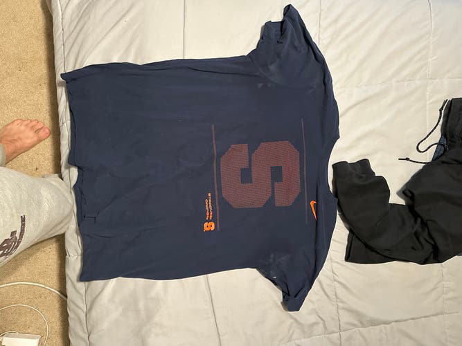 RARE Team Issued Syracuse Lacrosse Men's Nike Shirt