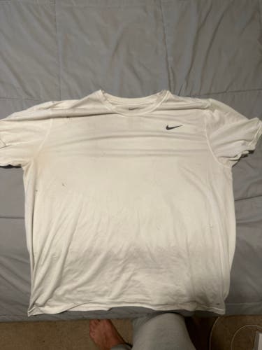 RARE Team Issued Syracuse Lacrosse White XXL Nike Shirt