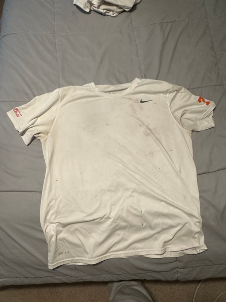 RARE Team Issued Syracuse Lacrosse White XL Nike Shirt