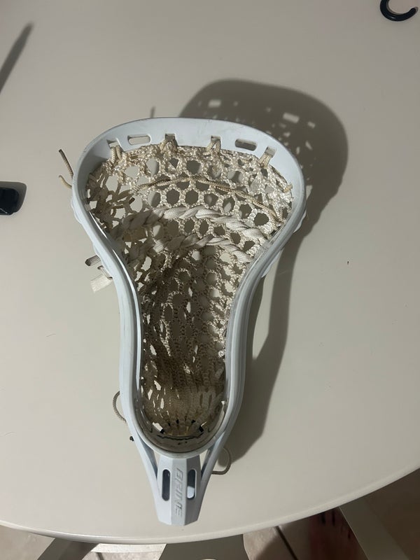 Brine E3 lacrosse head strung