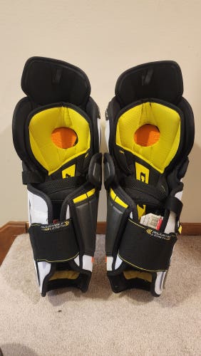 Used 14” CCM Supertacks AS1 Shin Guards adult