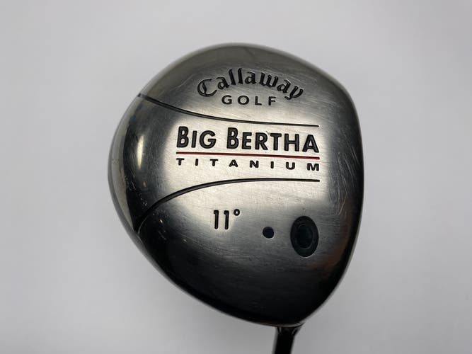 Callaway Big Bertha Titanium Driver 11* RCH 65w Senior Graphite Mens RH