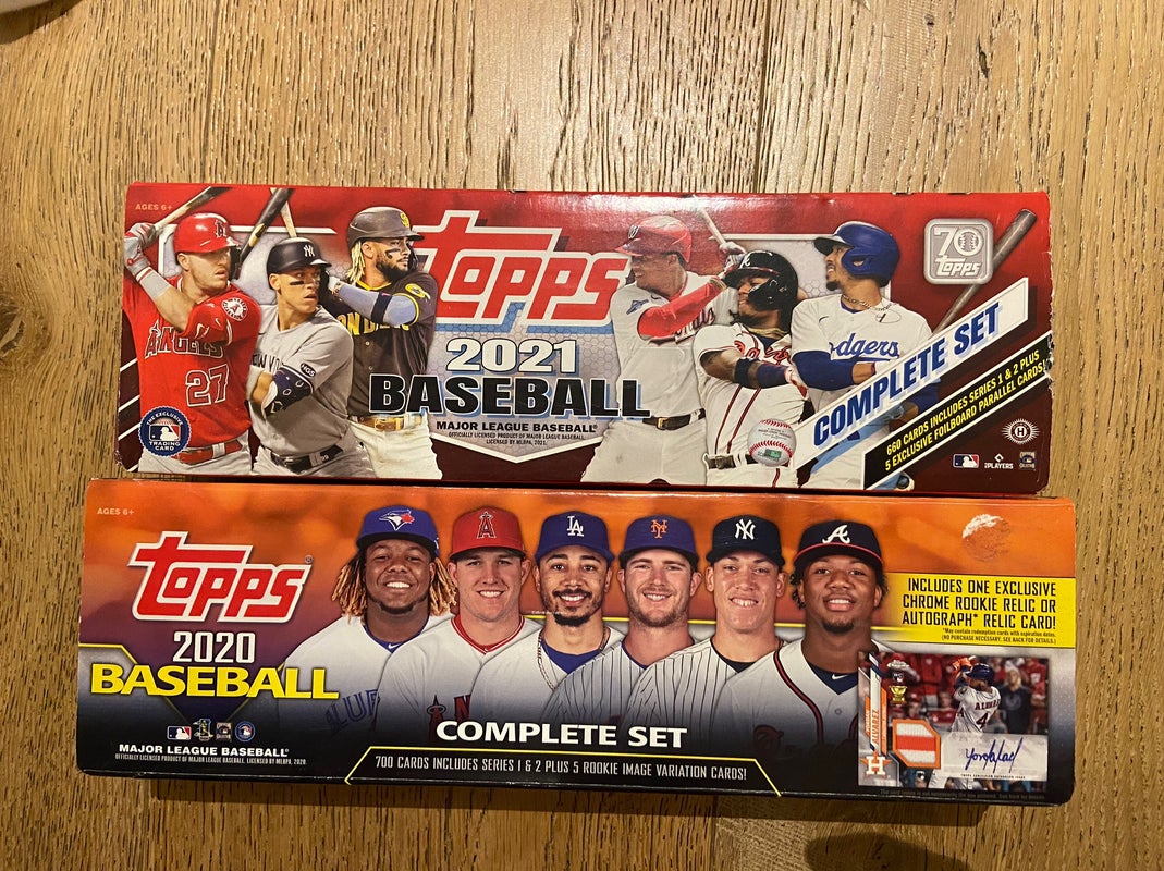 Topps 2020 and 2021 complete sets (unpackaged) FREE SHIPPING