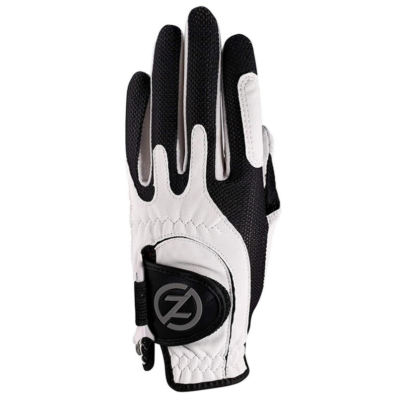 NEW Zero Friction Performance Compression-Fit White/Black OSFM LH Junior Glove