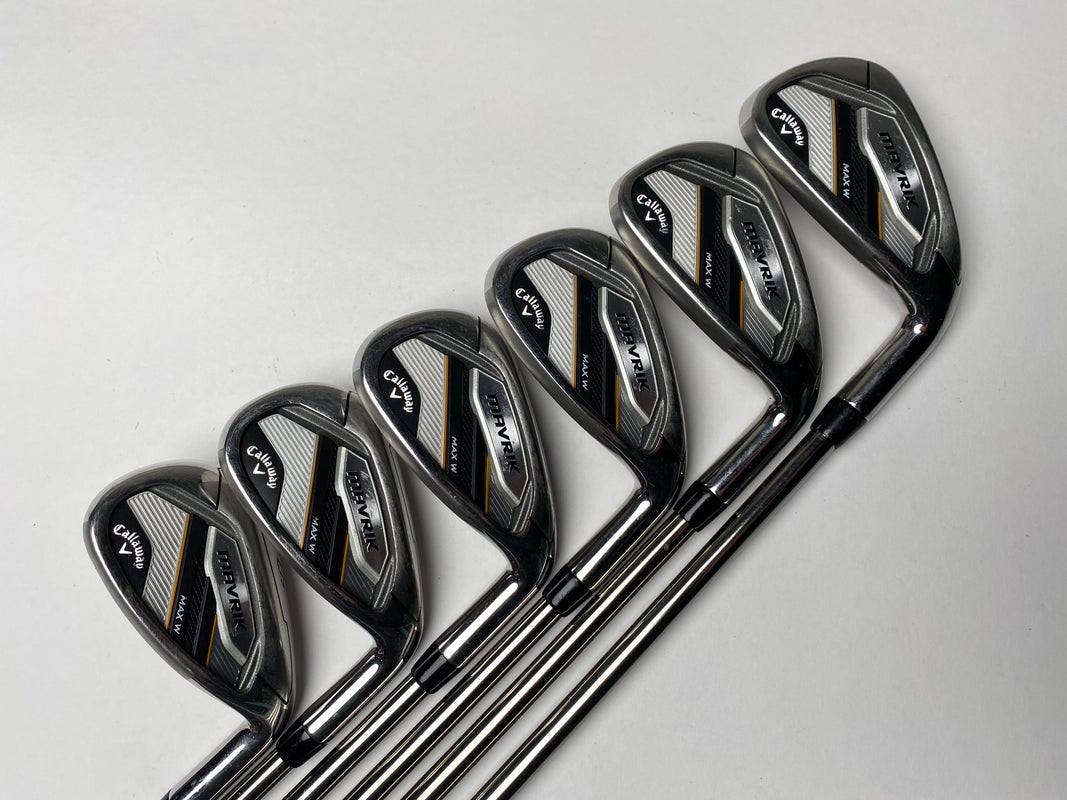 CALLAWAY 2020 MAVRIK MAX IRON SETS 6PW GRAPHITE WOMENS UST MAMIYA