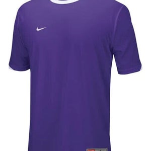 Nike Mens DriFIT Tiempo 269751 Size Small Purple White Soccer Jersey NWT $18