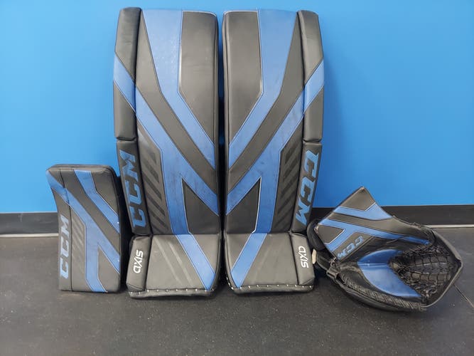 Used 34 + 1.5" Regular CCM AXIS PRO Goalie Full Set Pro Stock