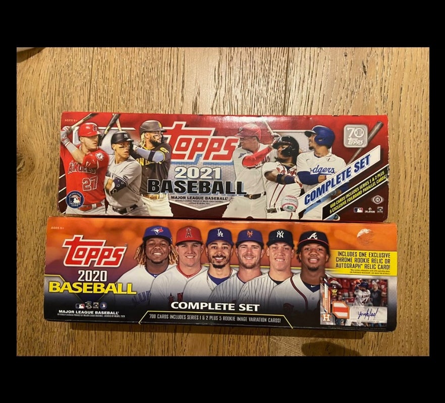 Topps 2020 and 2021 complete sets (unpackaged) FREE SHIPPING