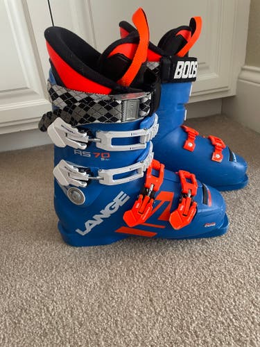 Used Unisex Lange Racing RS 70 SC Ski Boots Soft Flex