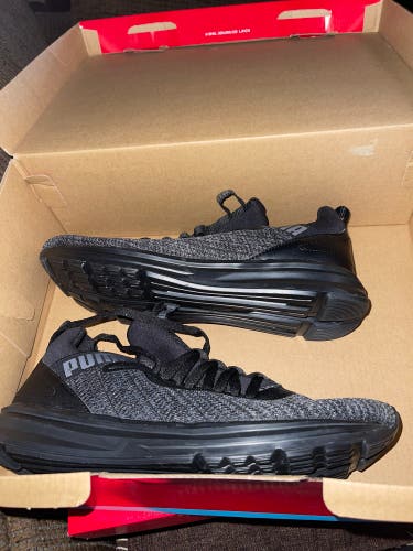 Puma Soft Foam Optimal Comfort Enzo Beta Woven V3 Black Mens Shoe New WB SZ 8.5.