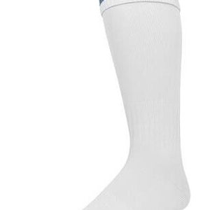 PearSox Unisex Youth Euro 3 Stripe White Light Blue 2 Pairs Soccer Shorts NWT