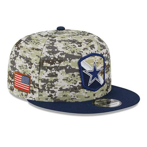 2023 Men's New Era Stone Dallas Cowboys 2023 Salute To Service 9FIFTY hat