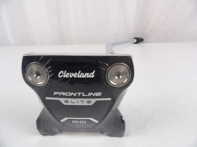 New Cleveland Golf Frontline Elite RHO Single Bend Putter 34" Steel Shaft