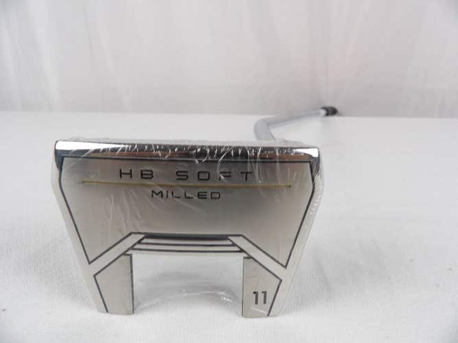 New Cleveland Golf HB Soft Milled 11 Single Bend Putter 34" Steel Shaft