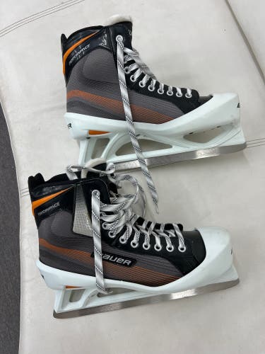 Used Bauer Regular Width Size 11 Performance Hockey Goalie Skates