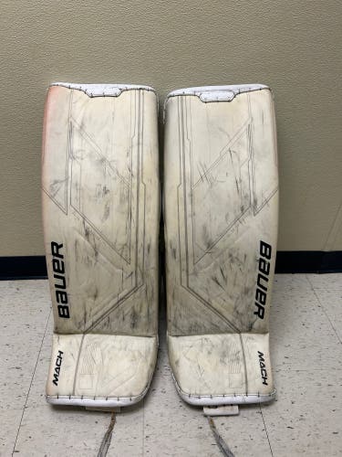 Used 33" Bauer Pro Stock MACH Goalie Leg Pads