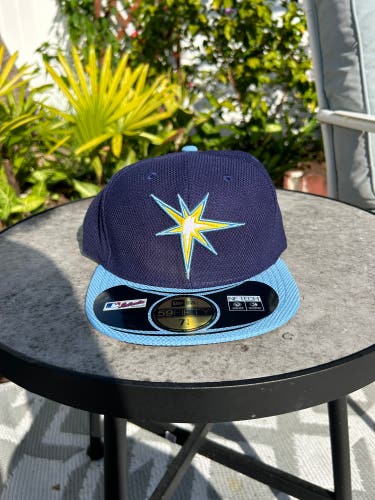 Brand New Tampa Bay Rays Alternate Blue New 7 1/4 New Era Hat