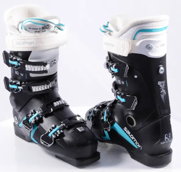 New Women's Salomon S/Pro 80 W IC Ski Boots: Size 23.5