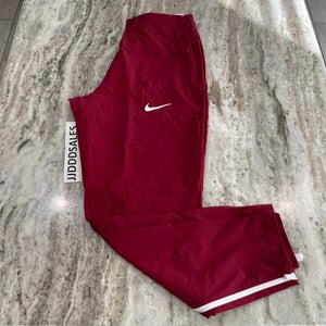 NIKE PRO ELITE TRACK & FIELD TEAM-ISSUED PODIUM PANTS MAROON AO8872-661 Sz XL