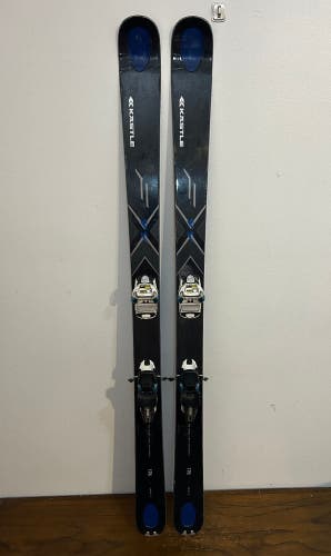 Kastle FX94 Rocker Downhill Skis Size 176 cm Marker Jester Bindings NICE!!!