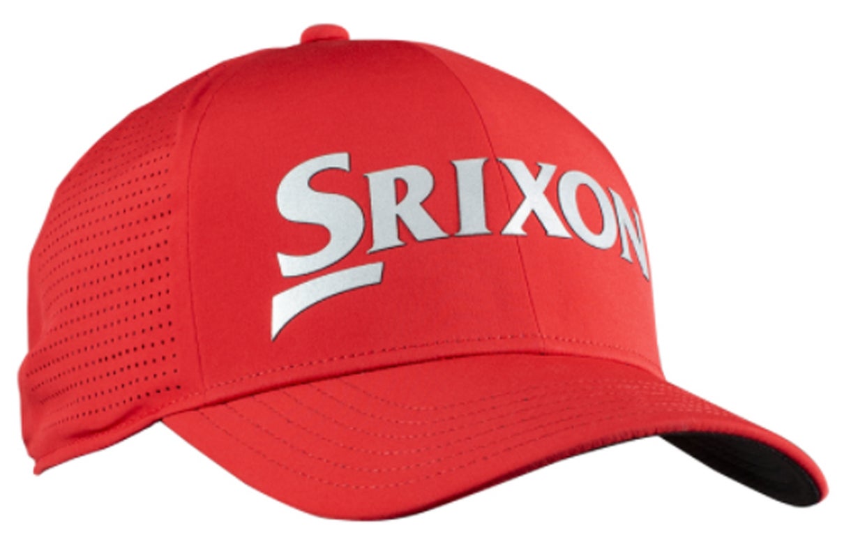 NEW Srixon Reflective Red/Silver Mesh Adjustable Hat/Cap