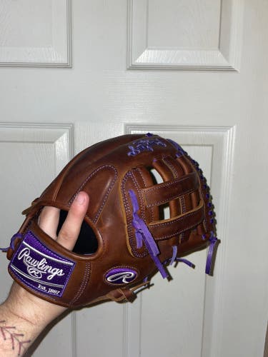 Used Right Hand Throw 12" Heart of the Hide Baseball Glove