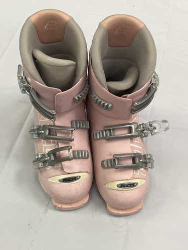 Used Roces Idea 6 In 1 235 Mp - J05.5 - W06.5 Girls' Downhill Ski Boots
