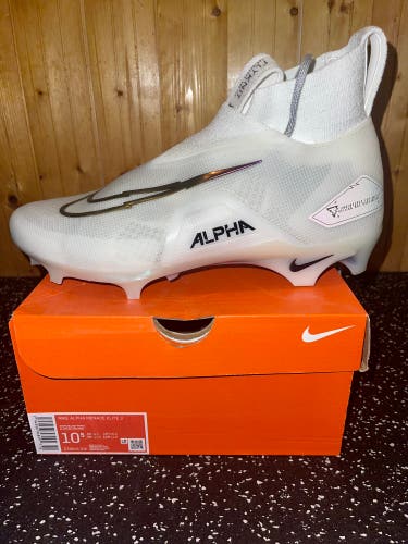 New Nike Alpha Menace Elite 3 Cleats White