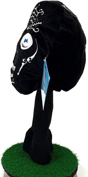 Creative Covers Sugar Skull Golf Headcover - 460cc Driver - BLACK SUGAR SKULL